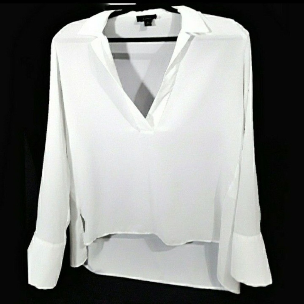 Anthropologie Lumiere white blouse